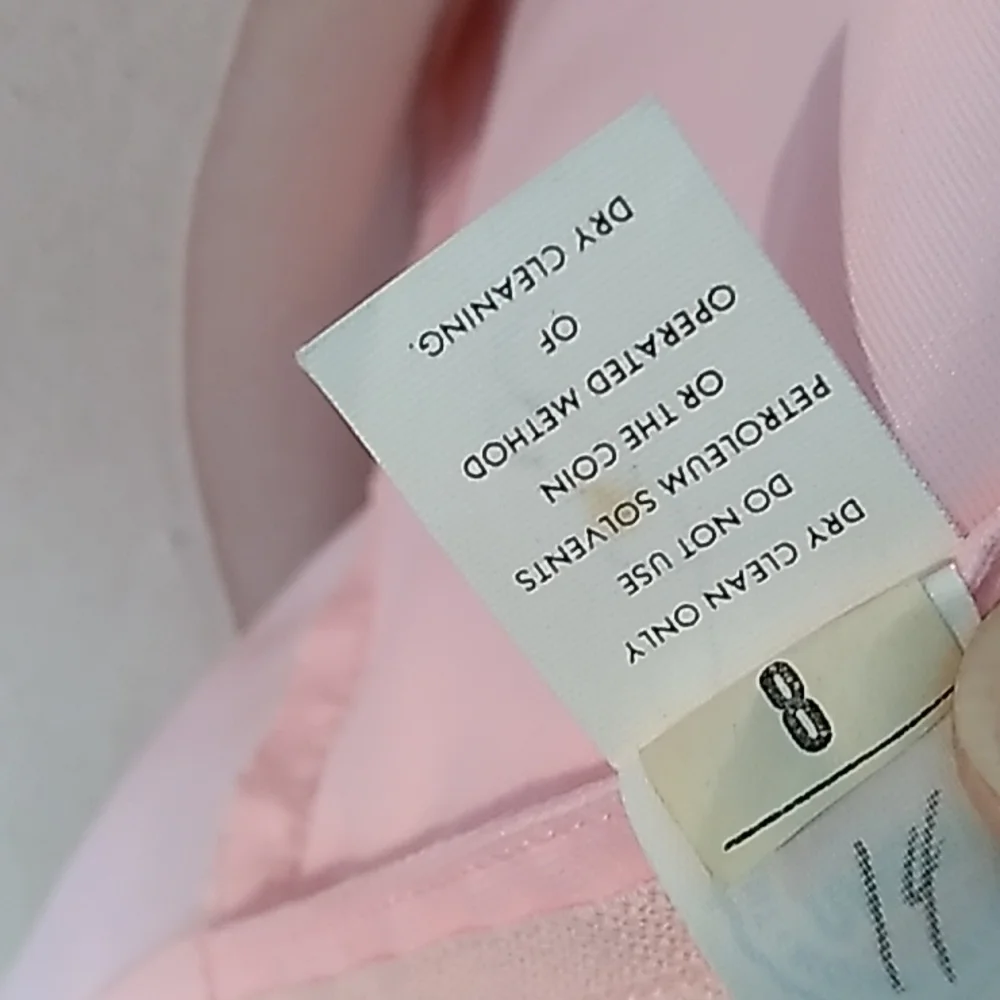 Vintage 1970s ILGWU made in 🇺🇸 USA pink prom bridesmaid wedding dress 👰👗